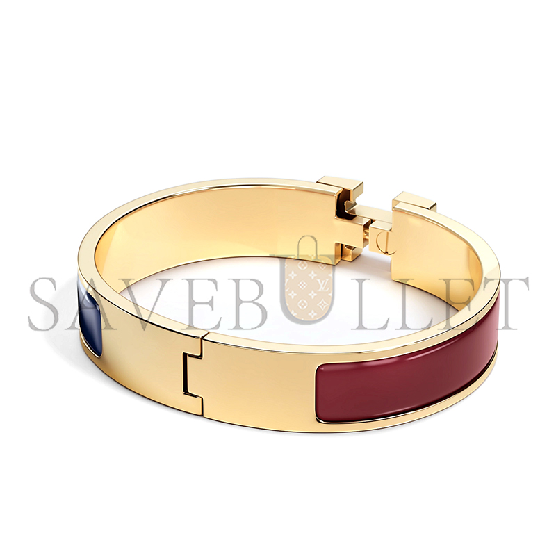 HERMES CLIC H COLOR BLOCK BRACELET H700016FB1GM HERMES CLIC H COLOR BLOCK BRACELET H700016FB1GM